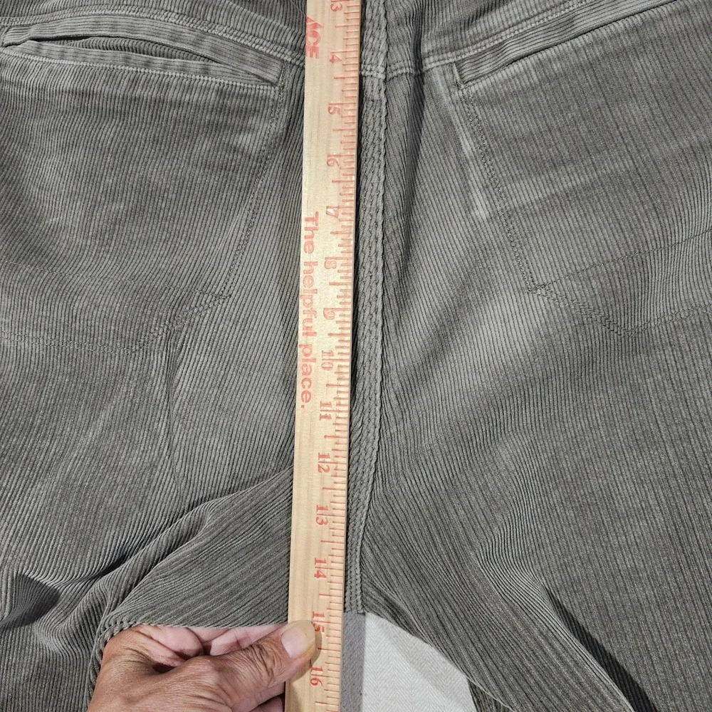 The North Face Cliff Rock Crag Pant Mens 38 Gray Corduroy Relaxed Straight Leg